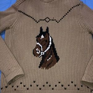 Vintage 1970’s Miller Outerwear Horse Cardigan PERFECT for fall!!!